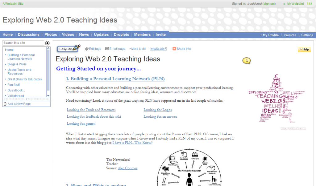 Exploring Web 2.0 Teaching Ideas